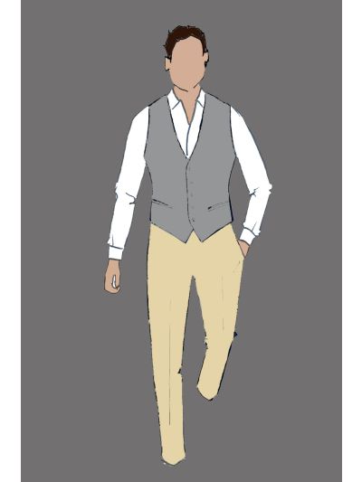 Grey Knit Vest (Lobby Bar Bartender & IRD)